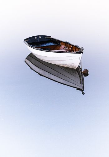 boat, on white background, light Wallpaper 1668x2388