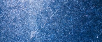ice, pattern, blue Wallpaper 3440x1440