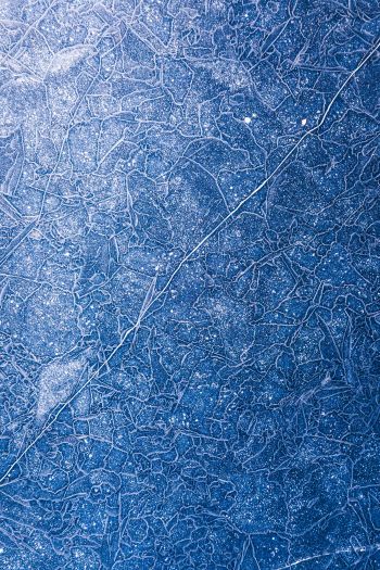 ice, pattern, blue Wallpaper 640x960