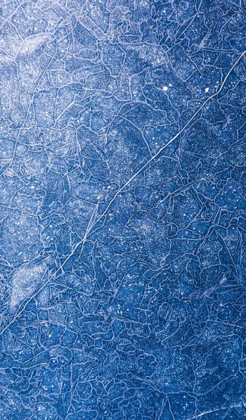 ice, pattern, blue Wallpaper 600x1024