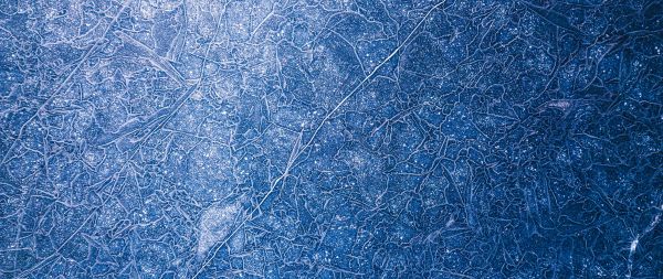 ice, pattern, blue Wallpaper 2560x1080