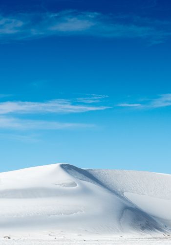 dune, white sand, blue sky Wallpaper 1668x2388