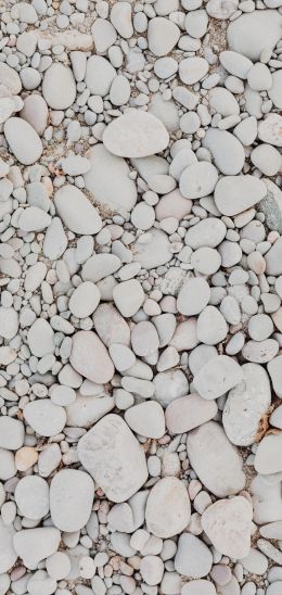 stones, white, light Wallpaper 1440x3040