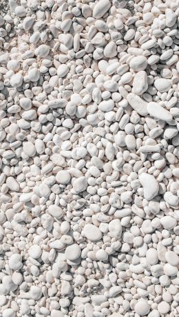 stones, pebbles, white Wallpaper 640x1136