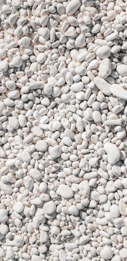 stones, pebbles, white Wallpaper 1440x2960