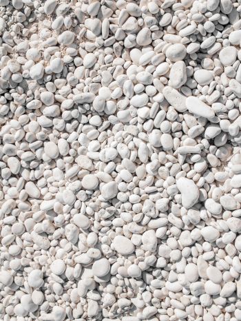stones, pebbles, white Wallpaper 2048x2732