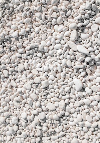 stones, pebbles, white Wallpaper 1668x2388