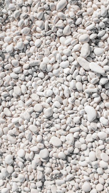 stones, pebbles, white Wallpaper 640x1136