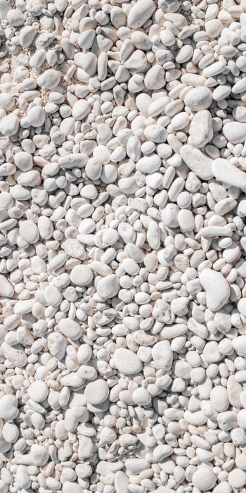 stones, pebbles, white Wallpaper 720x1440