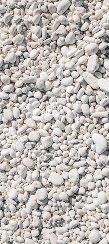 stones, pebbles, white Wallpaper 720x1600