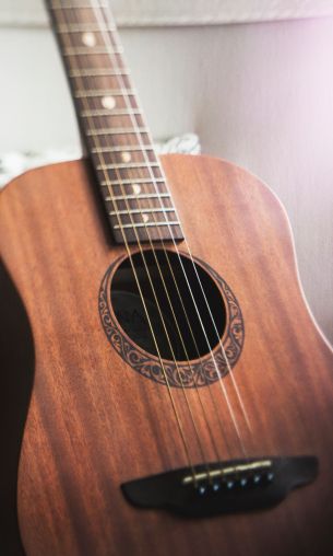 musical instrument, guitar, minimalism Wallpaper 1200x2000