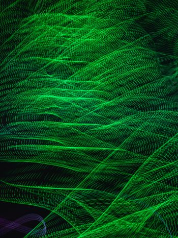 abstraction, green, background Wallpaper 1620x2160