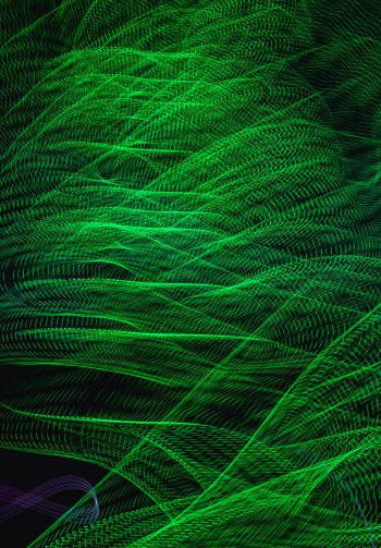 abstraction, green, background Wallpaper 1640x2360
