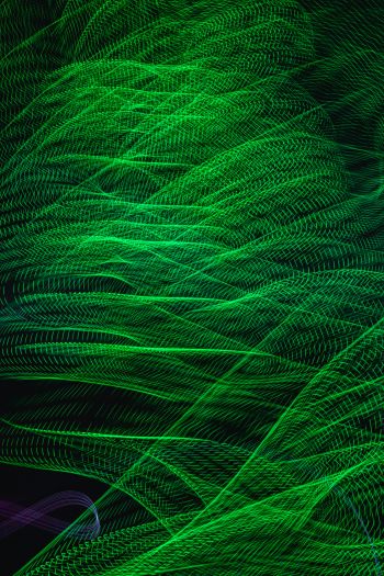abstraction, green, background Wallpaper 640x960