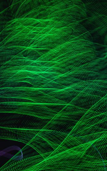 abstraction, green, background Wallpaper 1752x2800