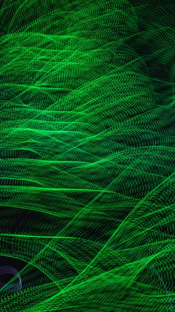 abstraction, green, background Wallpaper 750x1334