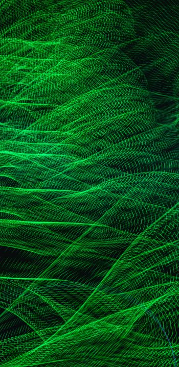 abstraction, green, background Wallpaper 1440x2960
