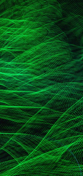 abstraction, green, background Wallpaper 1440x3040