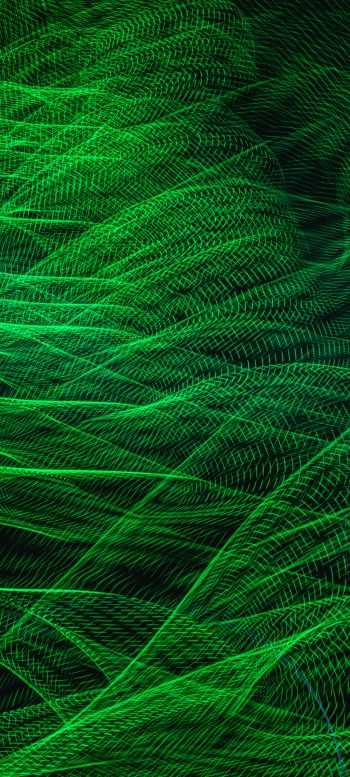 abstraction, green, background Wallpaper 1080x2400