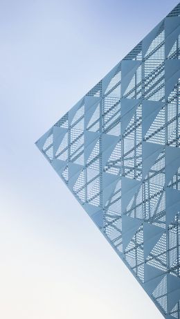 building, minimalism, light Wallpaper 640x1136