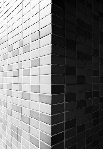 brick wall, angle, gray Wallpaper 1640x2360