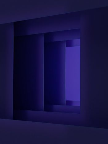 3D, abstraction, purple Wallpaper 1620x2160