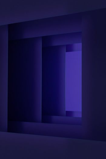 3D, abstraction, purple Wallpaper 640x960
