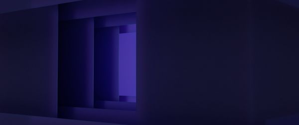 3D, abstraction, purple Wallpaper 3440x1440