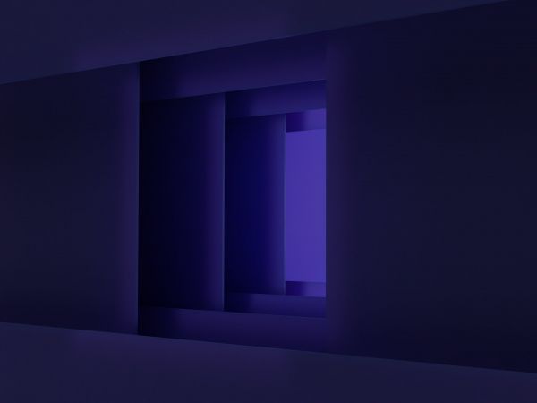 3D, abstraction, purple Wallpaper 1024x768