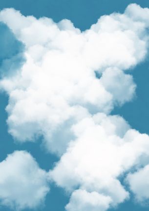 cumulus clouds, blue sky Wallpaper 2480x3508