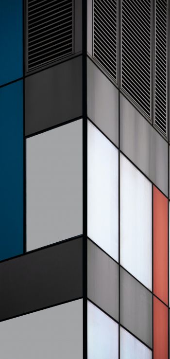 building, minimalism Wallpaper 1080x2280