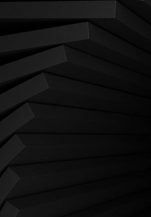 3D, geometry, black Wallpaper 1640x2360