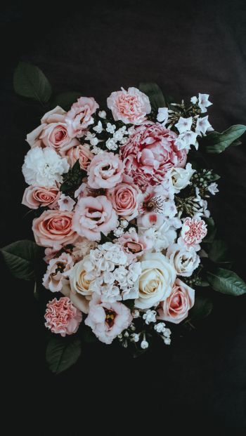 roses, flower bouquet Wallpaper 640x1136