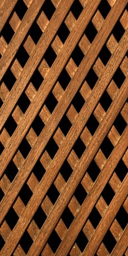 Обои 720x1440 деревянная решетка, коричневый