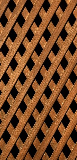 wood grate, brown Wallpaper 1440x2960