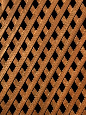 Обои 2048x2732 деревянная решетка, коричневый