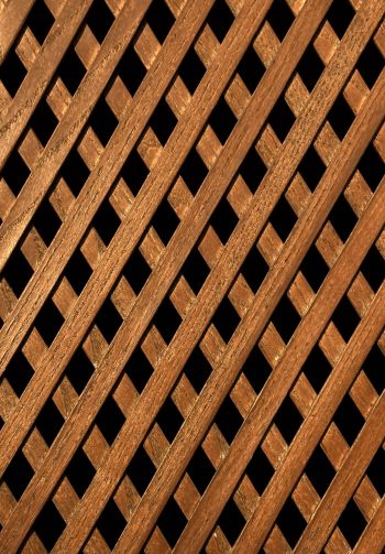 Обои 1640x2360 деревянная решетка, коричневый