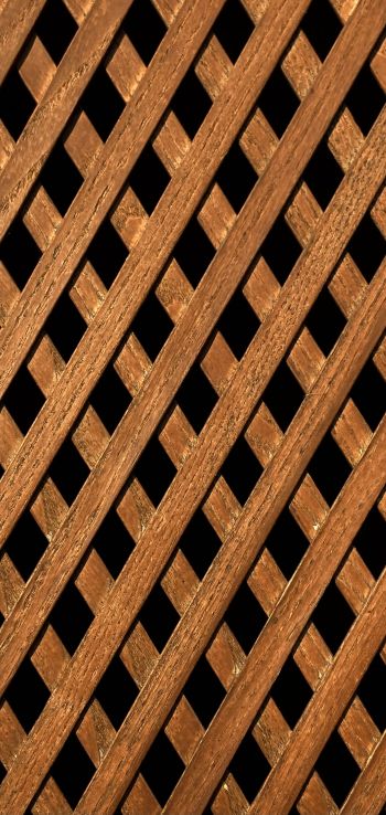 wood grate, brown Wallpaper 1440x3040