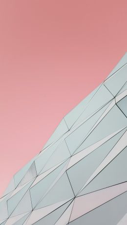 3D, abstraction, pink Wallpaper 640x1136