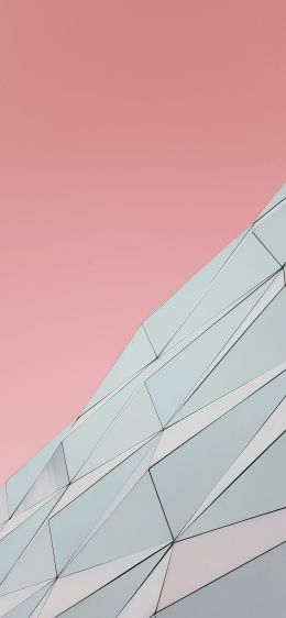 3D, abstraction, pink Wallpaper 1170x2532