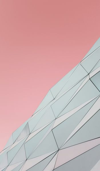 3D, abstraction, pink Wallpaper 600x1024