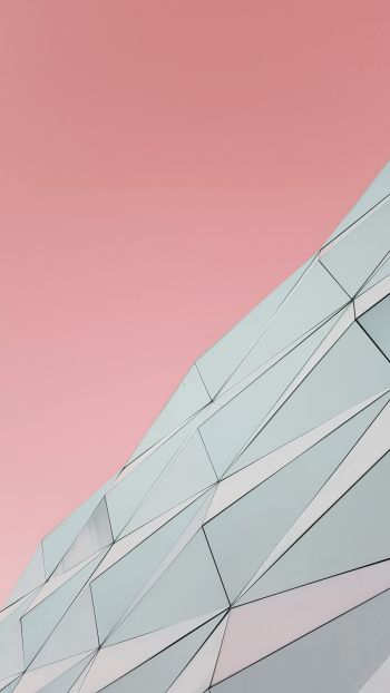 3D, abstraction, pink Wallpaper 750x1334