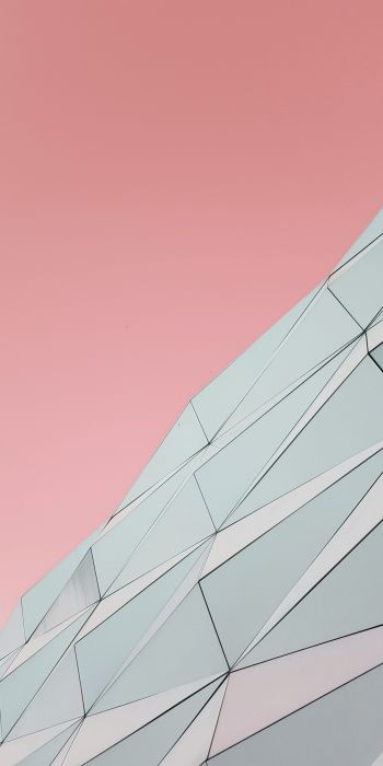 3D, abstraction, pink Wallpaper 720x1440
