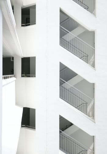building, white, light Wallpaper 1668x2388