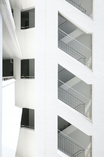 building, white, light Wallpaper 640x960