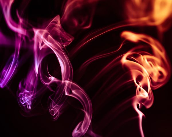 smoke, on black background, dark Wallpaper 1280x1024