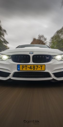 BMW M4, high speed Wallpaper 720x1440