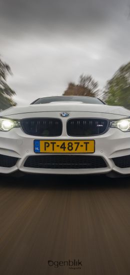 BMW M4, high speed Wallpaper 1440x3040