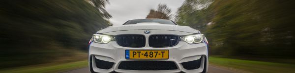 Обои 1590x400 BMW M4, высокая скорость