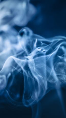 blue smoke, background Wallpaper 640x1136